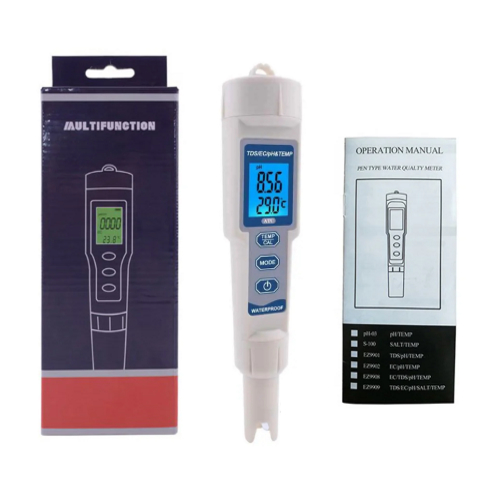 Прилад EZ-9908 4-в-1 EC TDS pH TEMP Прилад EZ-9908 4-в-1 EC TDS pH TEMP